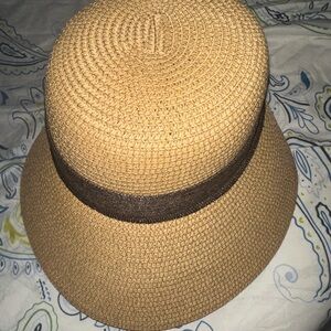 Elegant Tan and Brown Women's Sun Hat